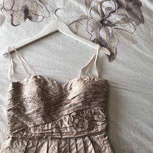BCBG Champagne Cocktail Dress